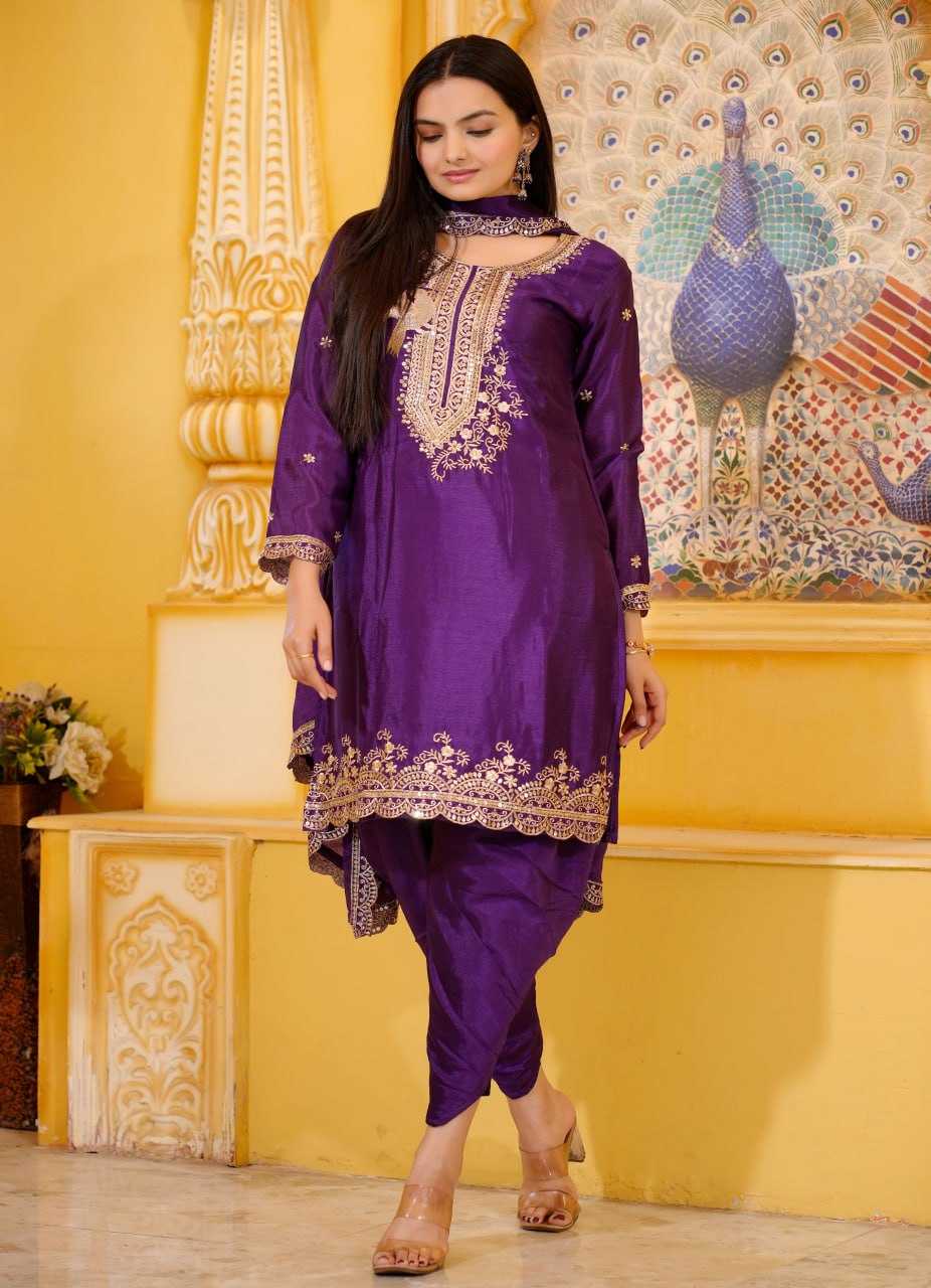 Ynf Chinon RIN232 21 Suits & Dresses Wholesale Embroidery Suits Patiala Suits Ladies Salwar Suits Manufacturer