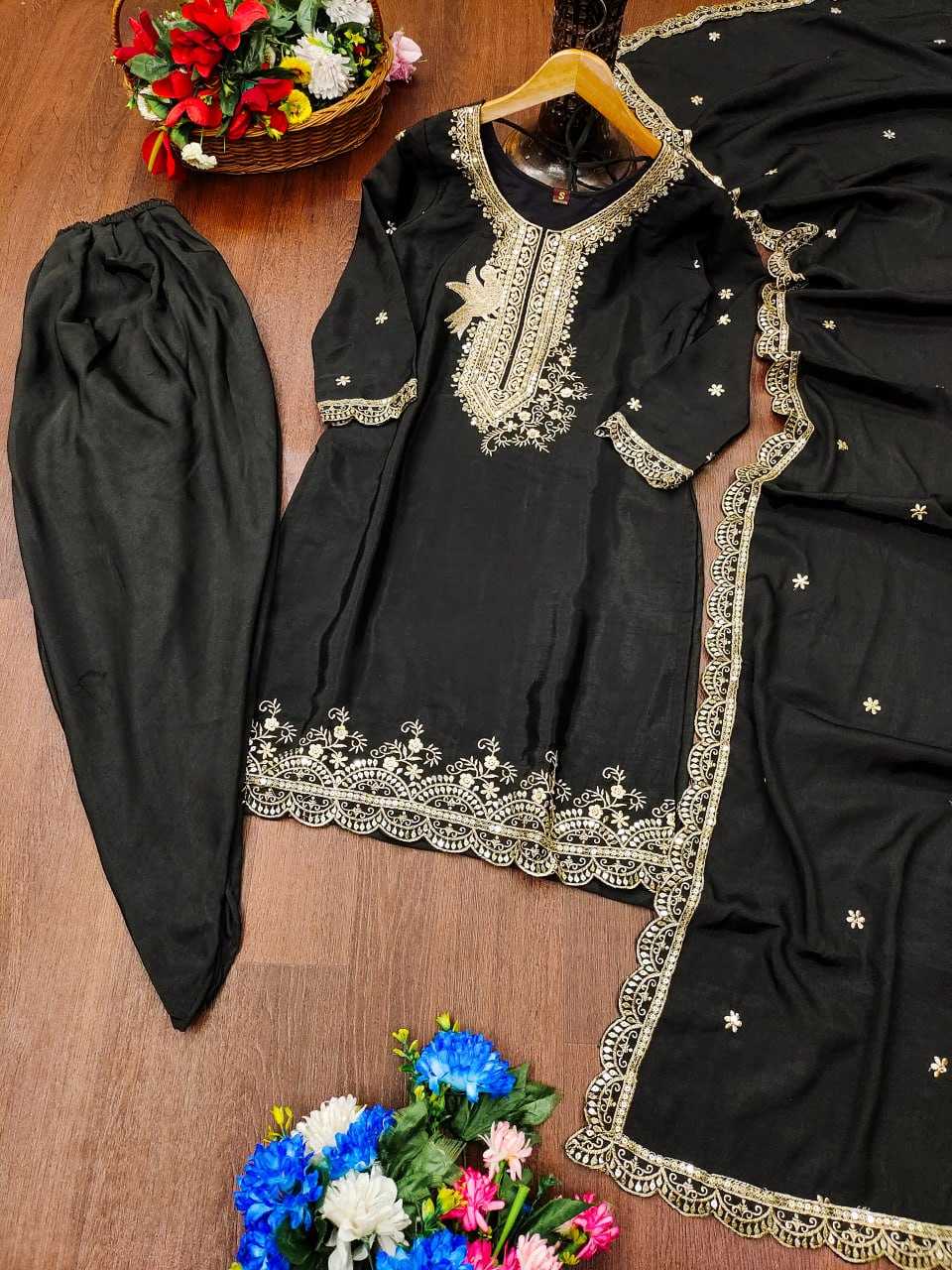 Ynf Chinon RIN232 21 Suits & Dresses Wholesale Embroidery Suits Patiala Suits Ladies Salwar Suits Manufacturer