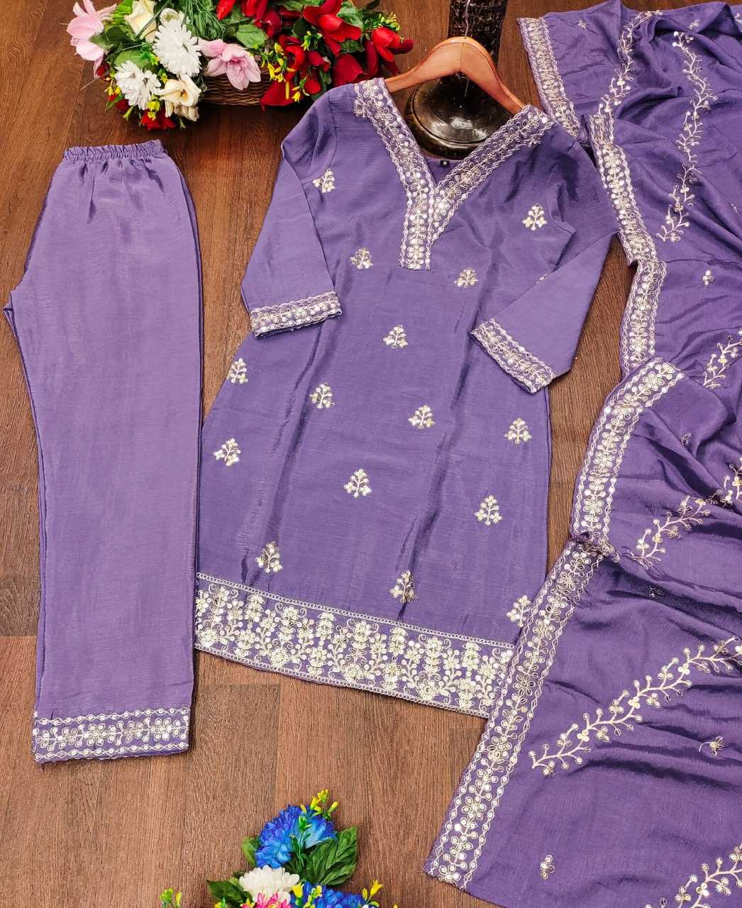 Ynf Chinon RIN232 35 Suits & Dresses Wholesale Embroidery Suits Ladies Salwar Suits Ladies Silk Suit Manufacturer
