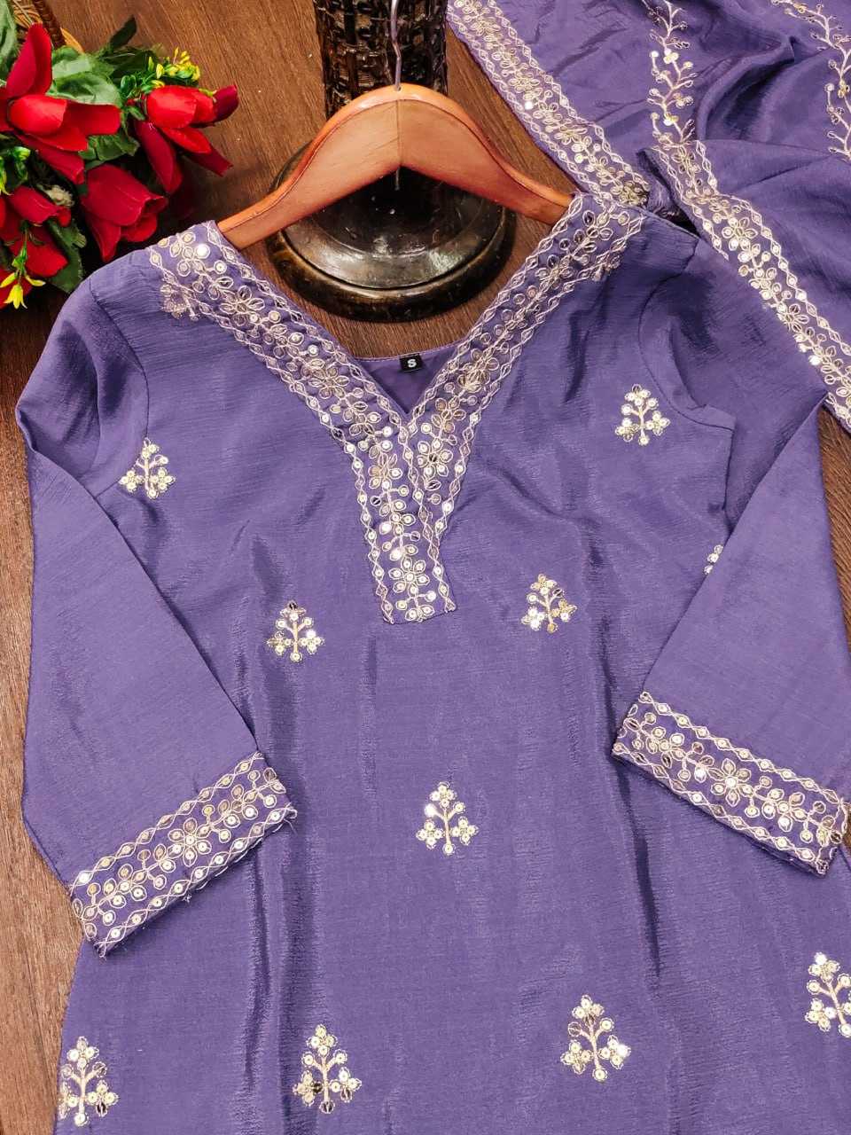 Ynf Chinon RIN232 35 Suits & Dresses Wholesale Embroidery Suits Ladies Salwar Suits Ladies Silk Suit Manufacturer