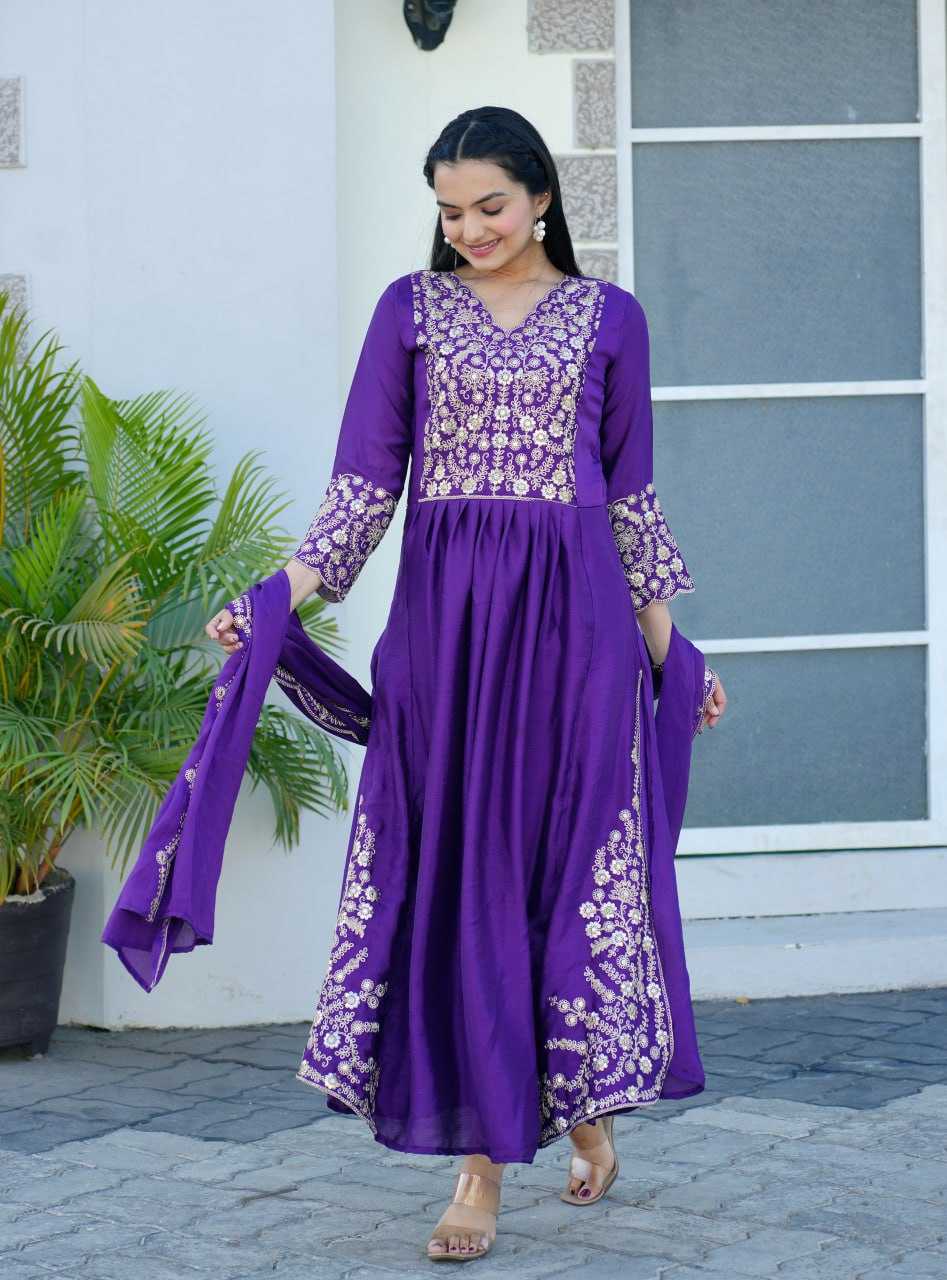 Ynf Chinon RIN232 36 Gowns Wedding Collections Festive Collections Wholesale Embroidered Gown Designer Gowns Sequin Gowns Manufacturer