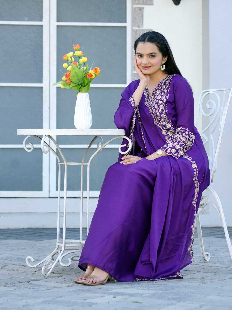 Ynf Chinon RIN232 36 Gowns Wedding Collections Festive Collections Wholesale Embroidered Gown Designer Gowns Sequin Gowns Manufacturer