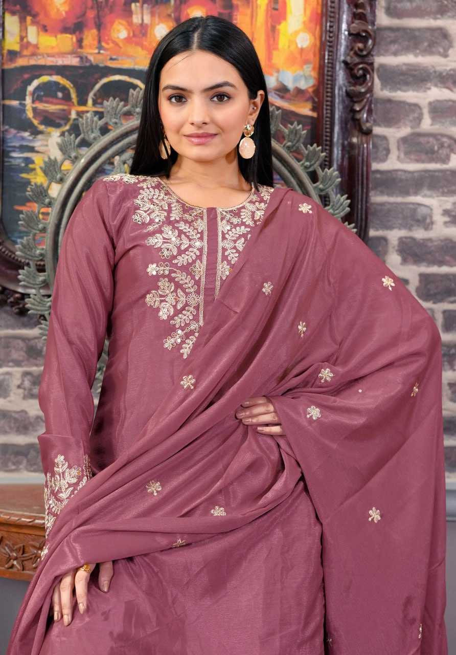 Ynf Chinon RIN232 42 Suits & Dresses Wedding Collections Festive Collections Wholesale Sharara Salwar Suits Embroidered Suits Wedding Outfits Manufacturer
