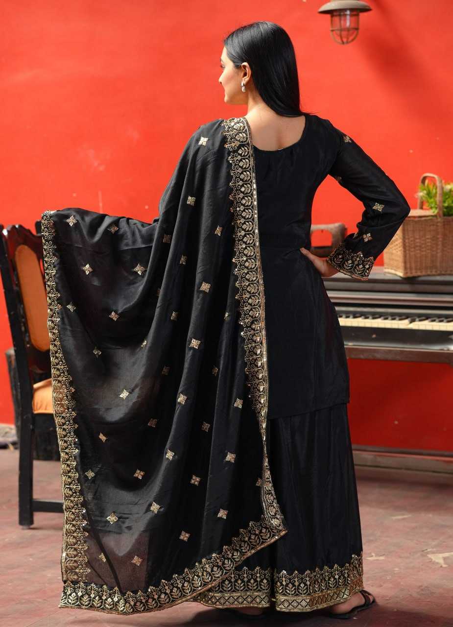 Ynf Chinon RIN232 48 Suits & Dresses Wedding Collections Festive Collections Wholesale Sharara Salwar Suits Designer Suits Embroidered Suits Manufacturer