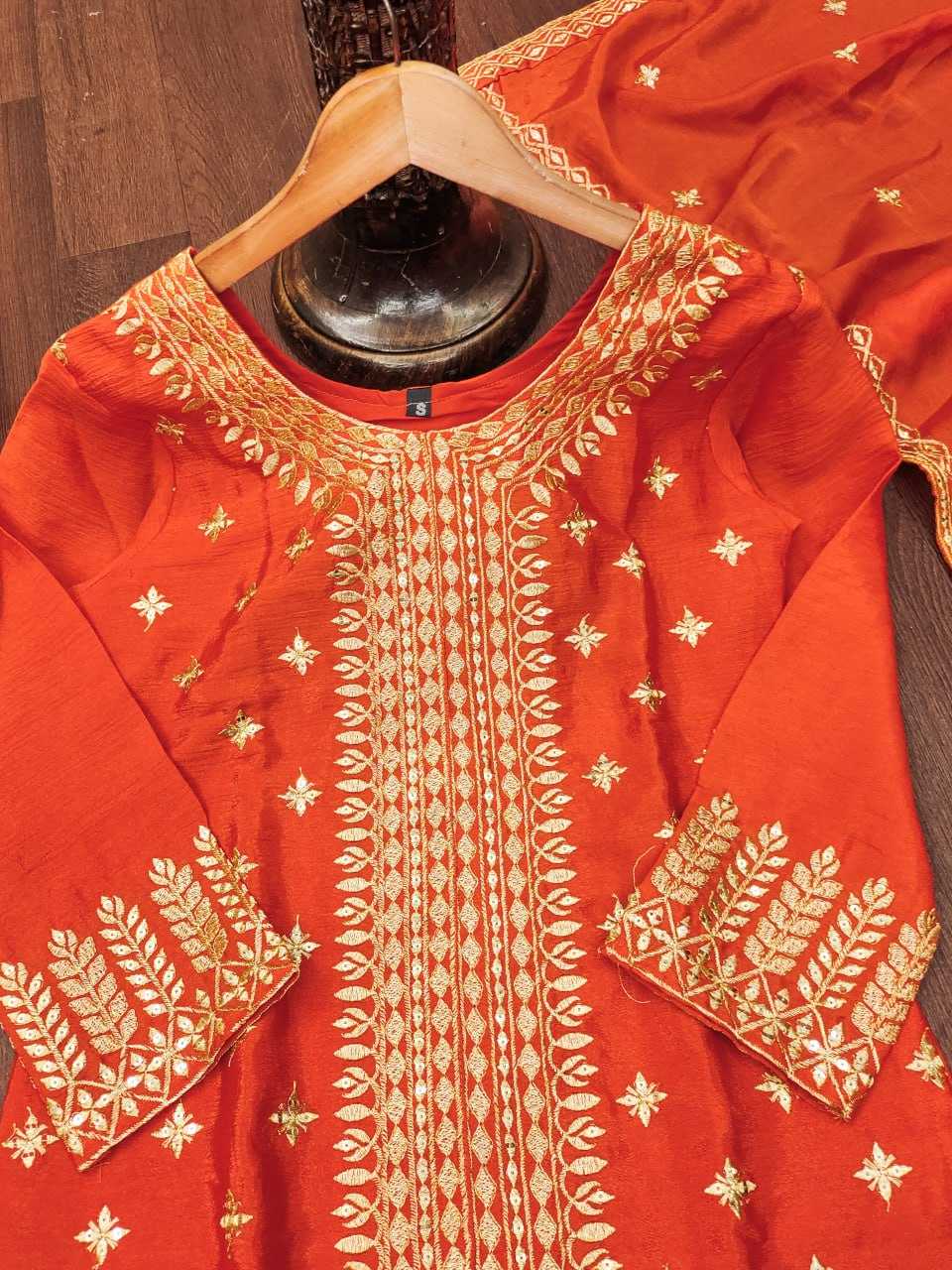 Ynf Chinon RIN232 51 Suits & Dresses Wedding Collections Festive Collections Wholesale Sharara Salwar Suits Designer Suits Embroidered Suits Manufacturer