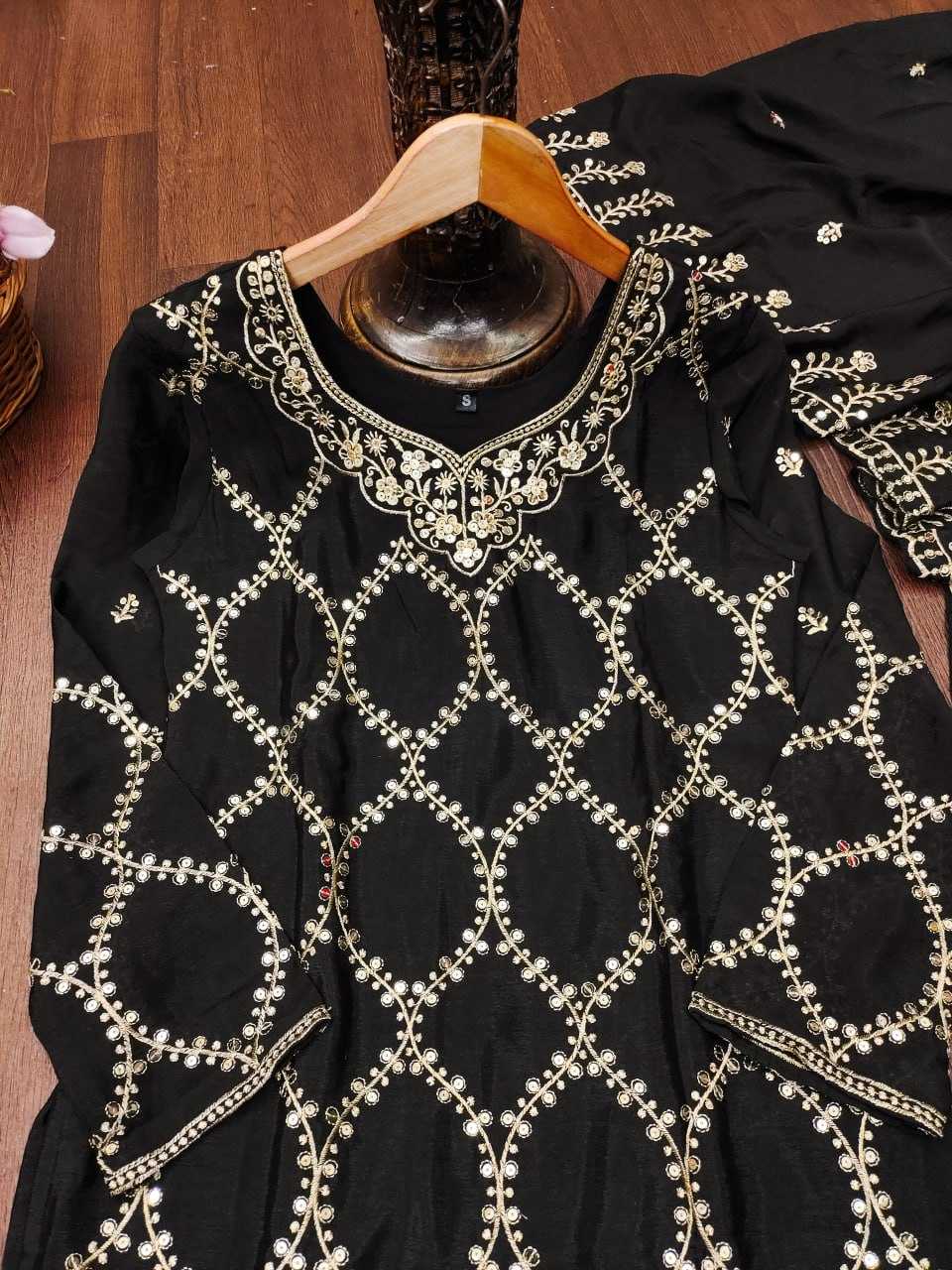 Ynf Chinon RIN232 52 Suits & Dresses Wedding Collections Festive Collections Wholesale Sharara Salwar Suits Designer Suits Embroidered Suits Manufacturer