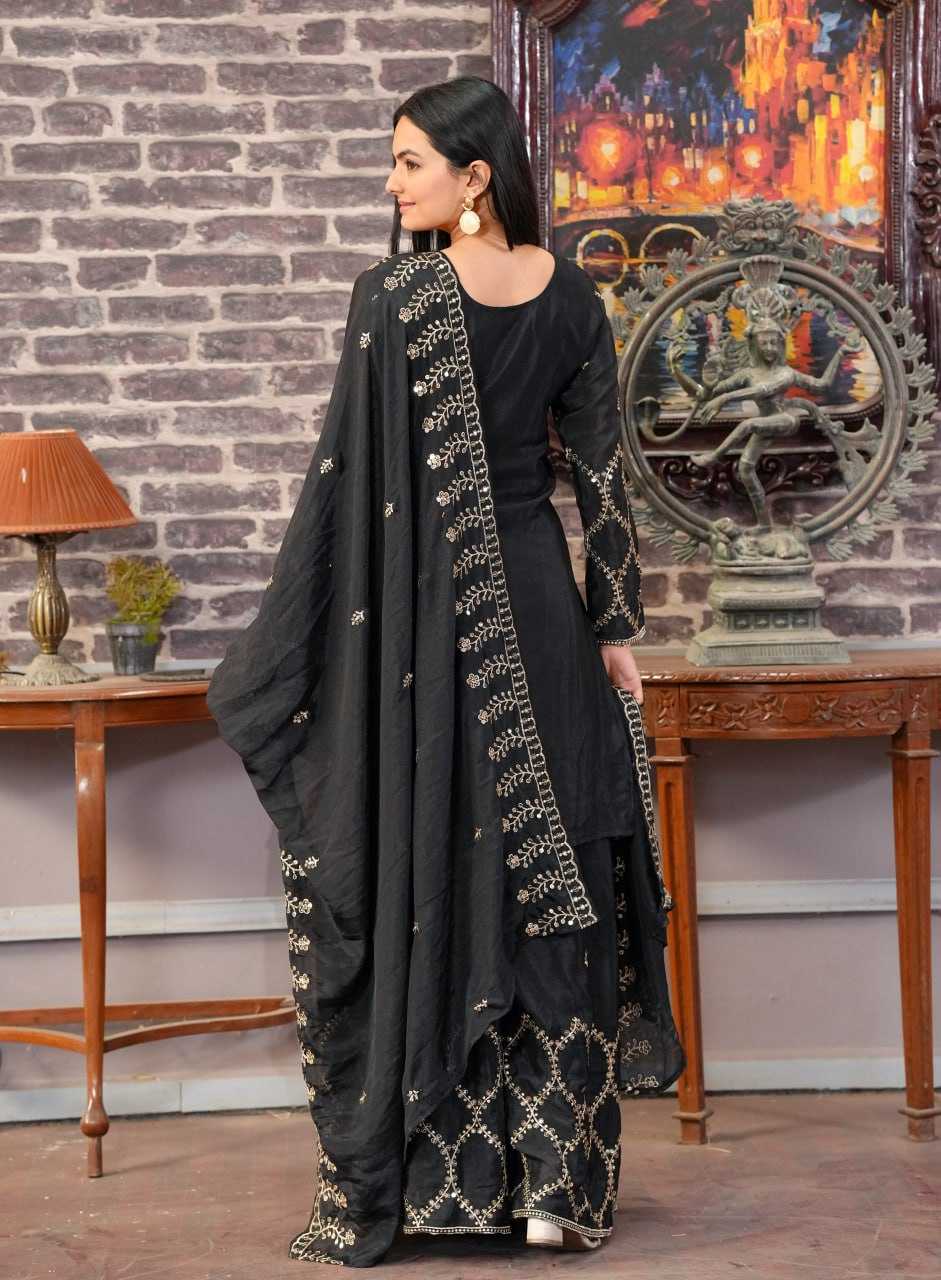 Ynf Chinon RIN232 52 Suits & Dresses Wedding Collections Festive Collections Wholesale Sharara Salwar Suits Designer Suits Embroidered Suits Manufacturer