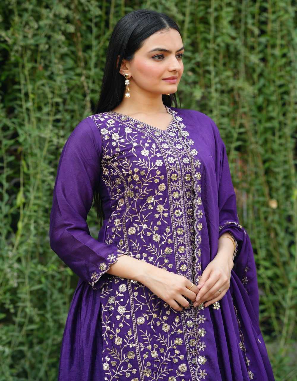 Ynf Chinon RIN232 54 Suits & Dresses Wedding Collections Festive Collections Wholesale Sharara Salwar Suits Designer Suits Embroidered Suits Manufacturer