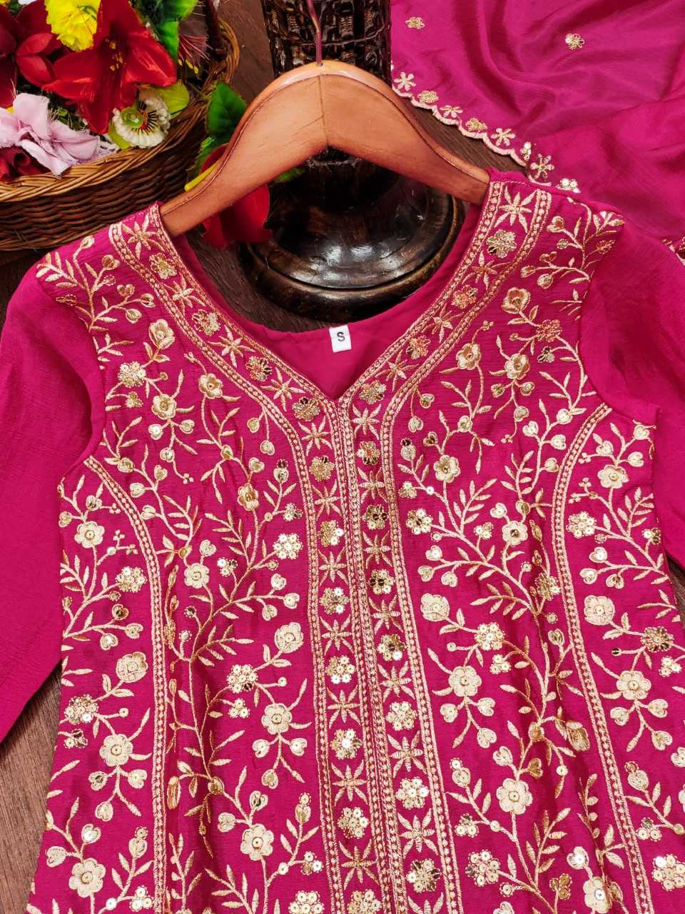 Ynf Chinon RIN232 54 Suits & Dresses Wedding Collections Festive Collections Wholesale Sharara Salwar Suits Designer Suits Embroidered Suits Manufacturer