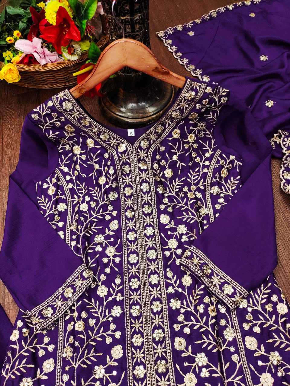 Ynf Chinon RIN232 54 Suits & Dresses Wedding Collections Festive Collections Wholesale Sharara Salwar Suits Designer Suits Embroidered Suits Manufacturer