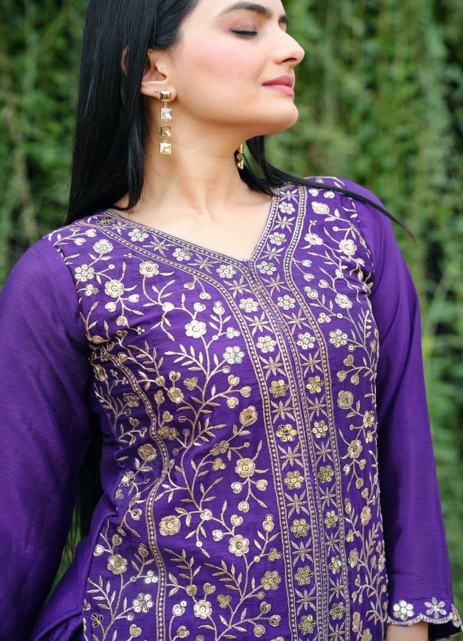 Ynf Chinon RIN232 54 Suits & Dresses Wedding Collections Festive Collections Wholesale Sharara Salwar Suits Designer Suits Embroidered Suits Manufacturer