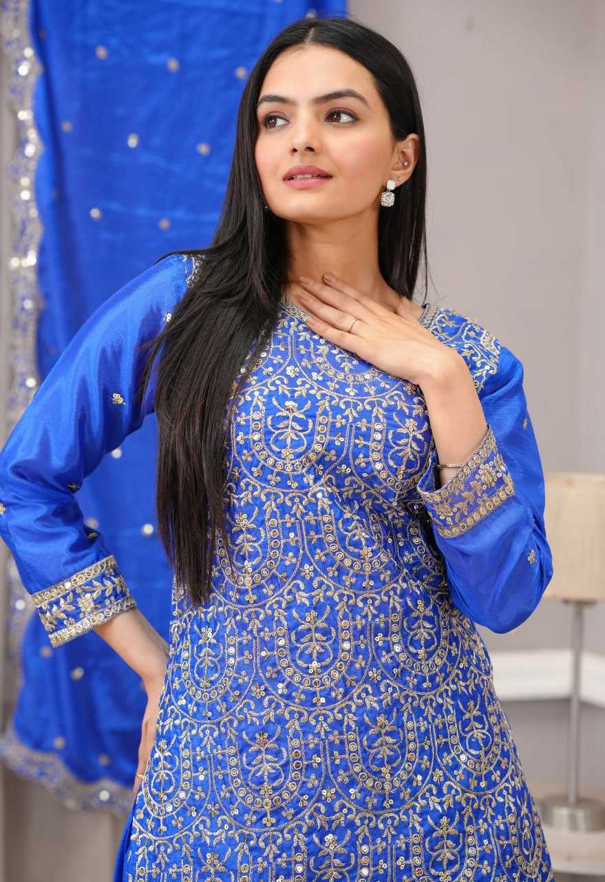 Ynf Chinon RIN232 55 Suits & Dresses Wedding Collections Festive Collections Wholesale Sharara Salwar Suits Designer Suits Embroidered Suits Manufacturer