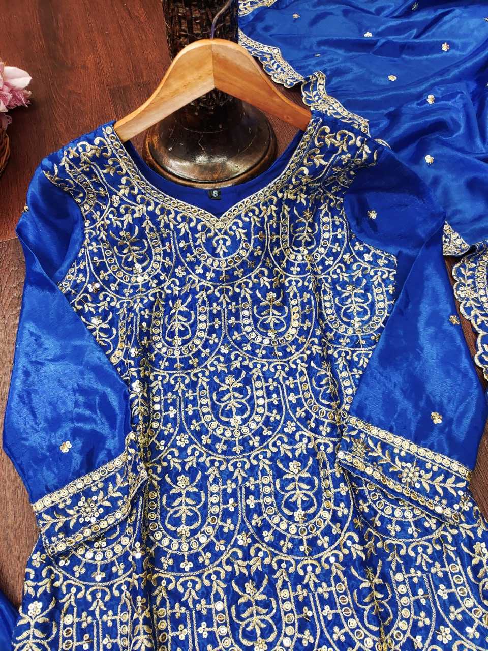 Ynf Chinon RIN232 55 Suits & Dresses Wedding Collections Festive Collections Wholesale Sharara Salwar Suits Designer Suits Embroidered Suits Manufacturer