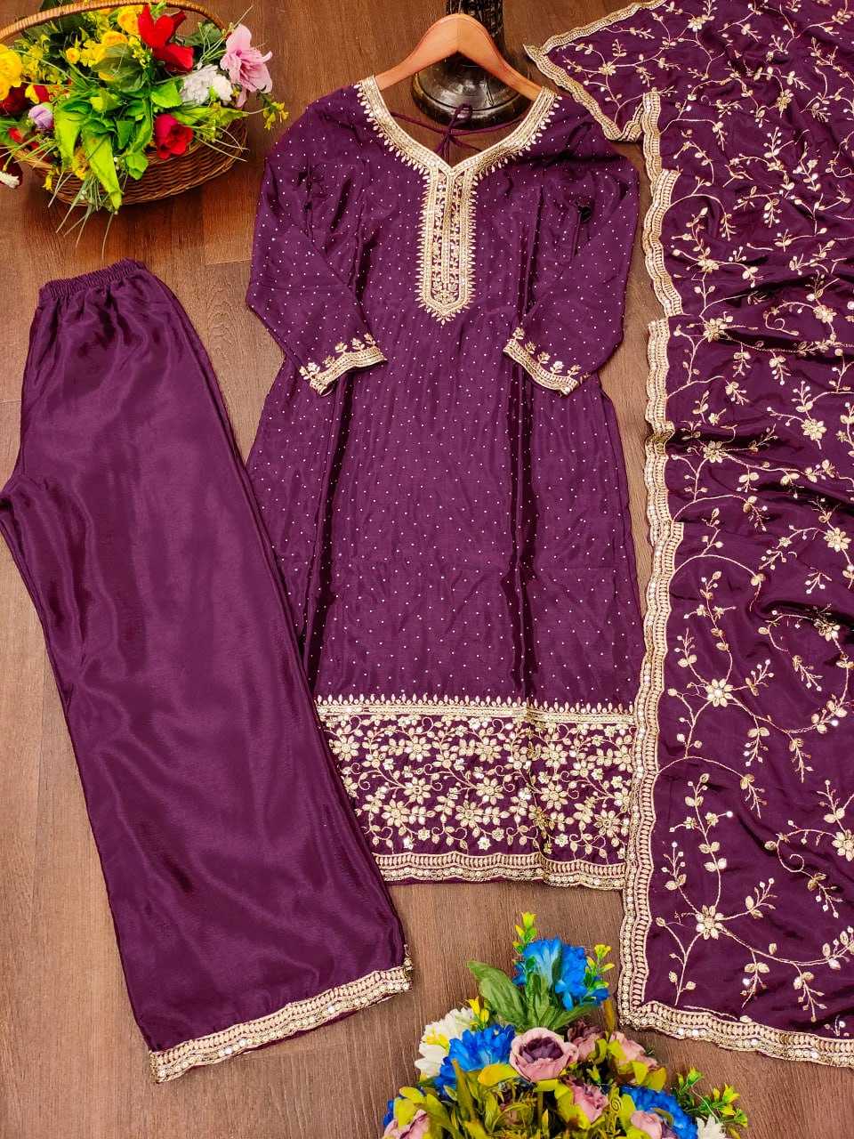 Ynf Chinon RIN232 62 Suits & Dresses Wedding Collections Festive Collections Wholesale Designer Suits Embroidered Suits Wedding Outfits Manufacturer