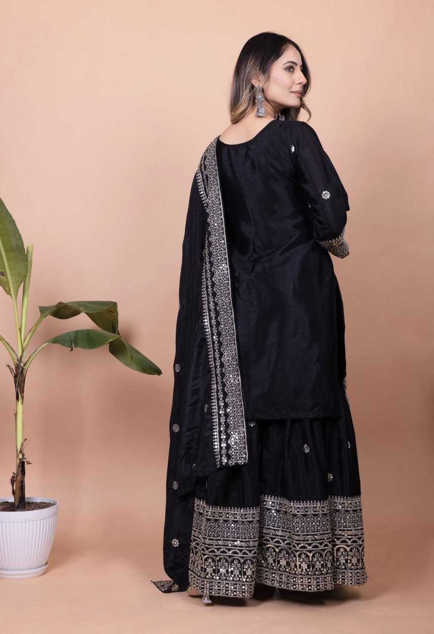 Ynf Chinon RIN232 63 Suits & Dresses Wedding Collections Festive Collections Wholesale Sharara Salwar Suits Designer Suits Embroidered Suits Manufacturer
