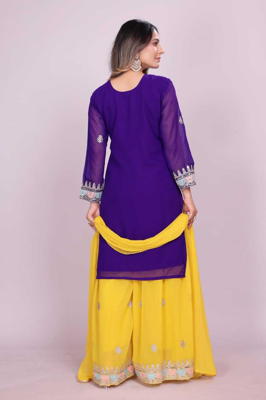 Ynf Chinon RIN232 74 Suits & Dresses Wedding Collections Festive Collections Wholesale Sharara Salwar Suits Designer Suits Embroidered Suits Manufacturer