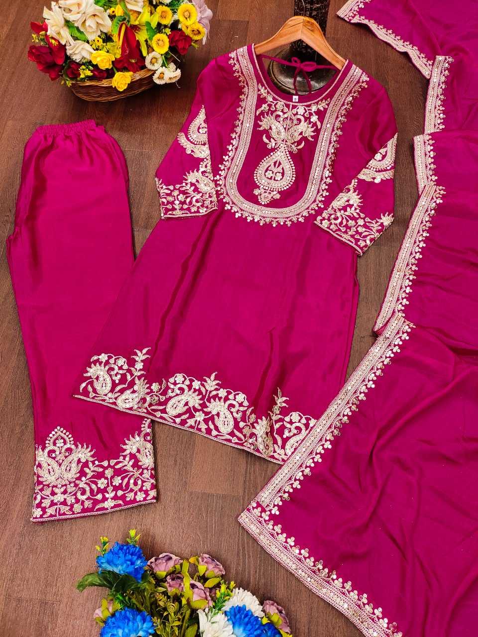 Ynf Chinon RIN232 75 Suits & Dresses Wedding Collections Festive Collections Wholesale Designer Suits Embroidered Suits Wedding Outfits Manufacturer