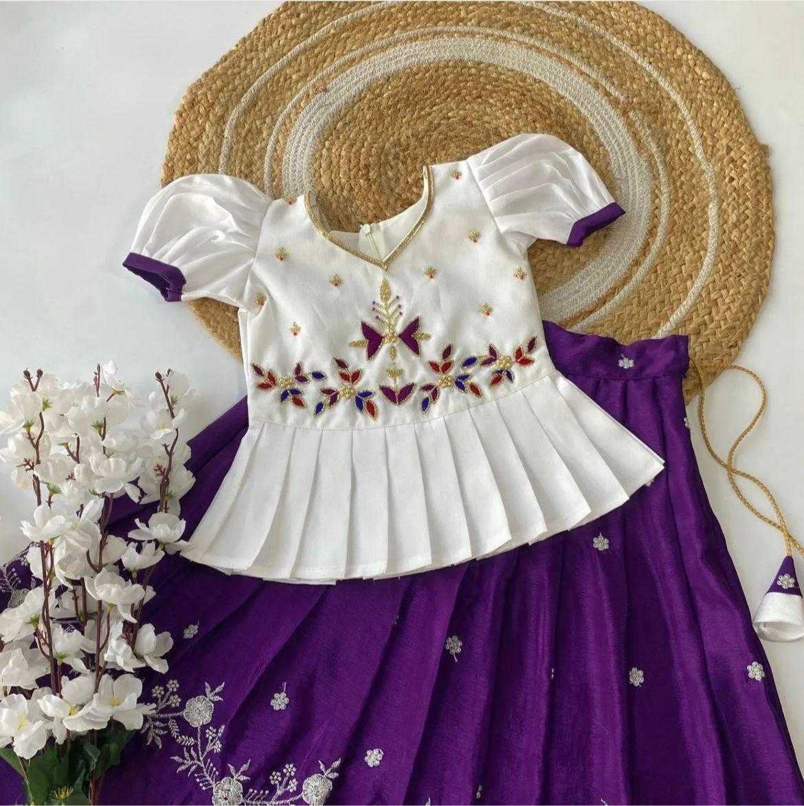 Ynf Chinon RIN235 RANKET Kids Wear Wholesale Kids Lehenga Kids Lehenga Choli Baby Girl Lehenga Manufacturer