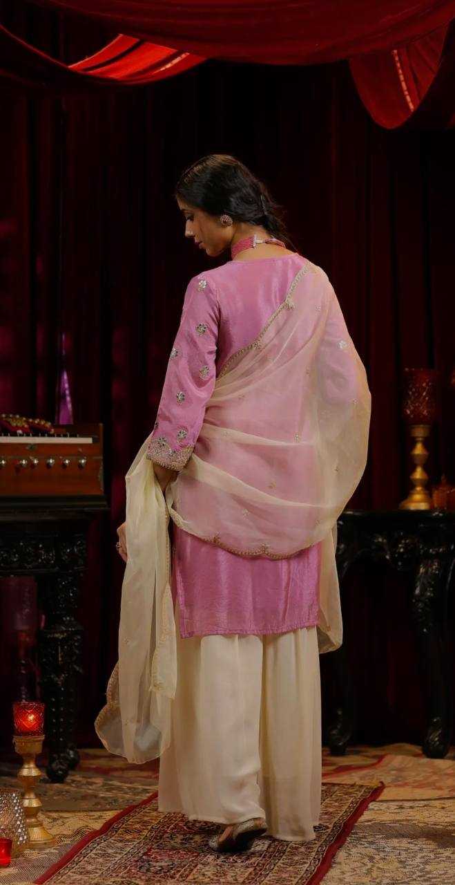 Ynf Chinon Silk KESH159 1039 Suits & Dresses Wholesale Ladies Suits Embroidery Suits Palazzo Suit Manufacturer