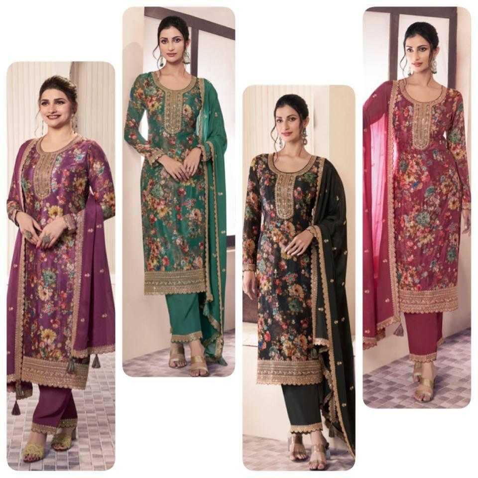 Ynf Chinon Silk KESH159 1353 Suits & Dresses Wholesale Ladies Suits Embroidery Suits Ladies Salwar Suits Manufacturer