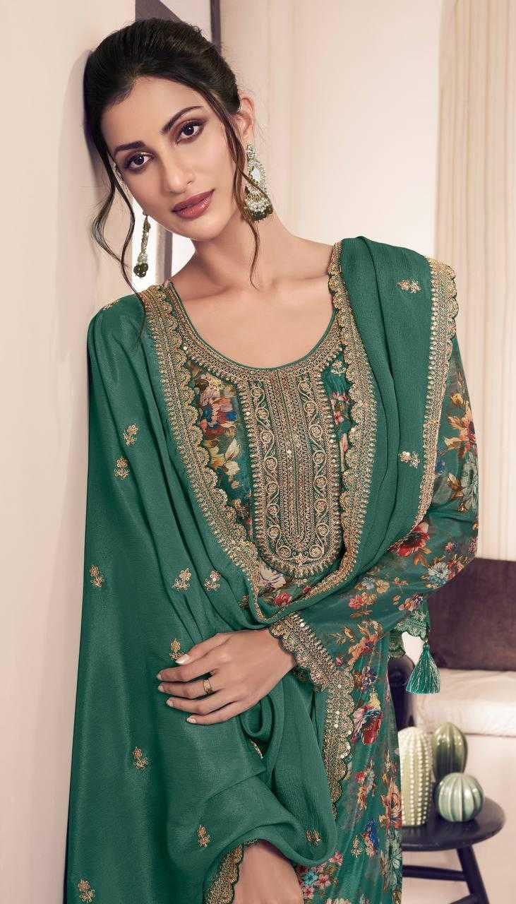 Ynf Chinon Silk KESH159 1353 Suits & Dresses Wholesale Ladies Suits Embroidery Suits Ladies Salwar Suits Manufacturer