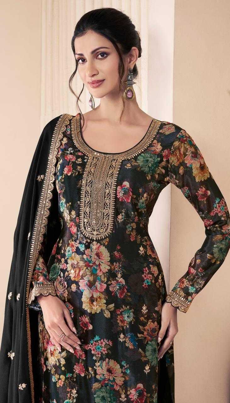 Ynf Chinon Silk KESH159 1353 Suits & Dresses Wholesale Ladies Suits Embroidery Suits Ladies Salwar Suits Manufacturer