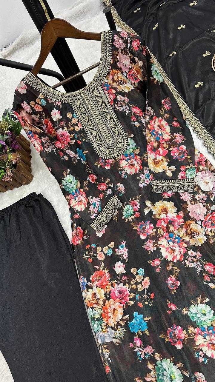Ynf Chinon Silk KESH159 1353 Suits & Dresses Wholesale Ladies Suits Embroidery Suits Ladies Salwar Suits Manufacturer