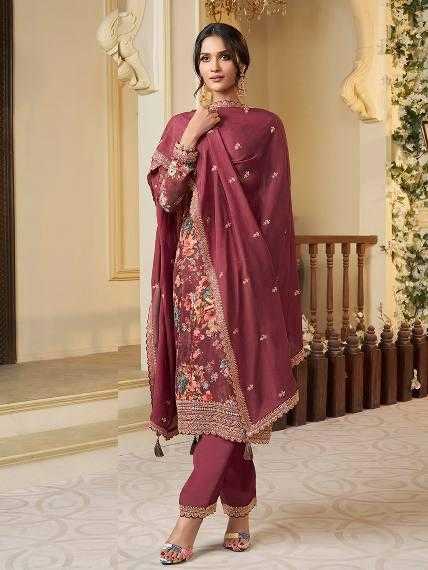 Ynf Chinon Silk KESH159 1353 Suits & Dresses Wholesale Ladies Suits Embroidery Suits Ladies Salwar Suits Manufacturer