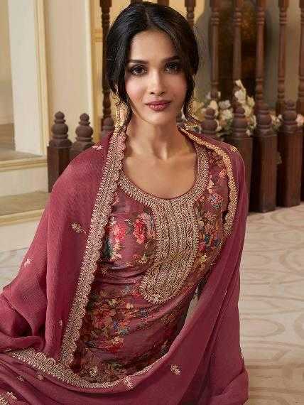 Ynf Chinon Silk KESH159 1353 Suits & Dresses Wholesale Ladies Suits Embroidery Suits Ladies Salwar Suits Manufacturer