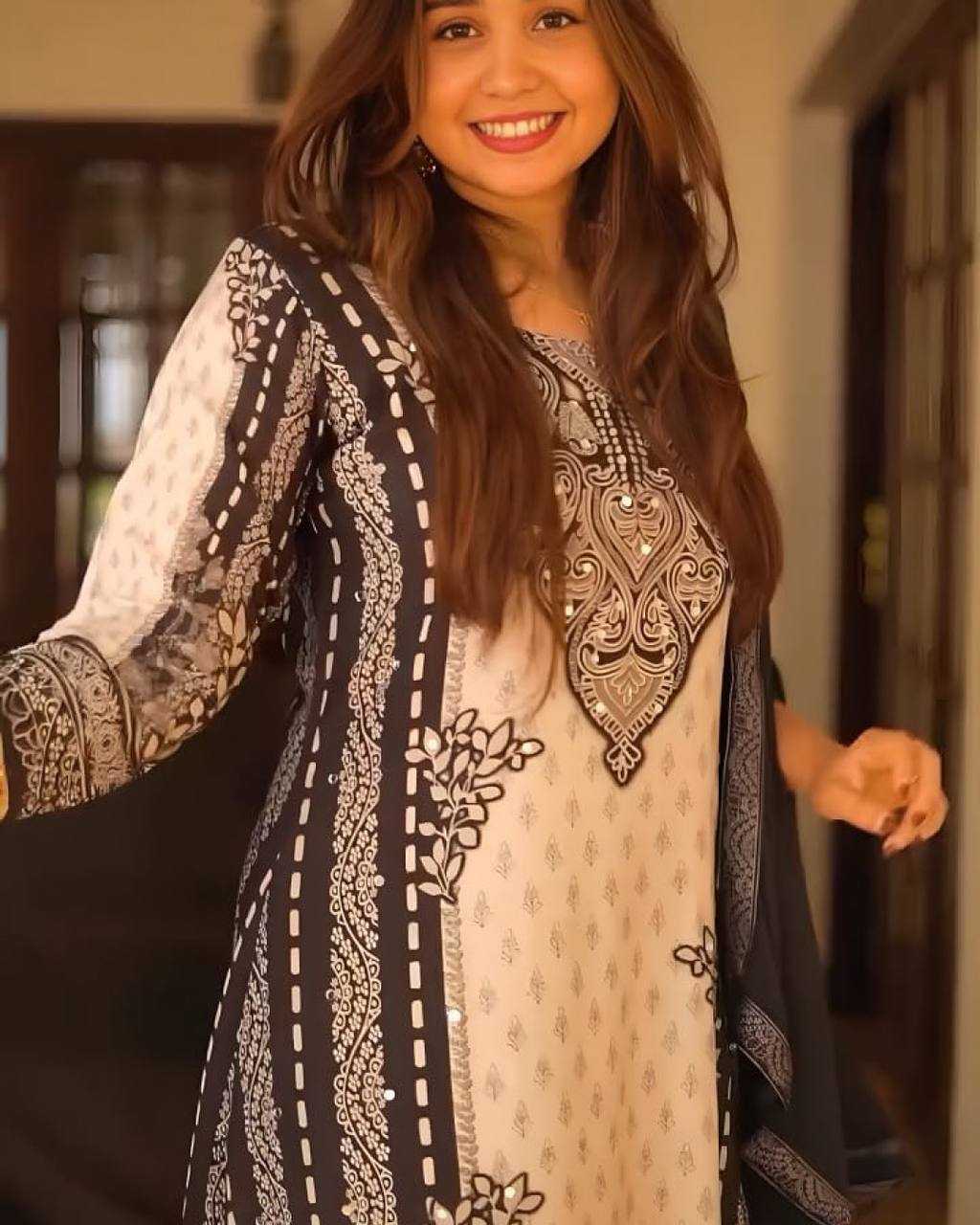 Ynf Chinon Silk KESH159 1360 Suits & Dresses Wholesale Ladies Suits Printed Suits Designer Suits Manufacturer