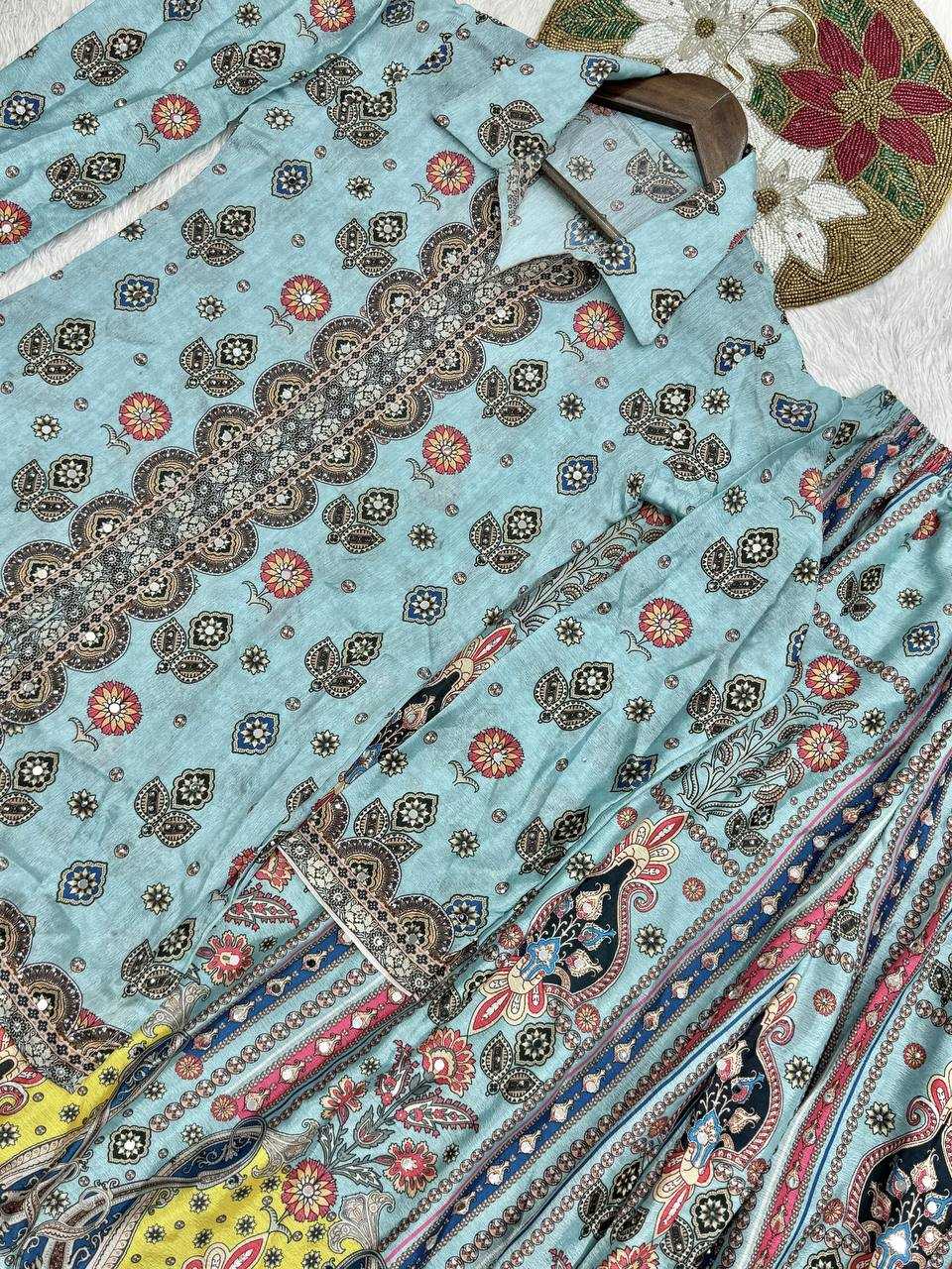 Ynf Chinon Silk KESH159 1712 Western Wears Wholesale Co-ord Set Manufacturer
