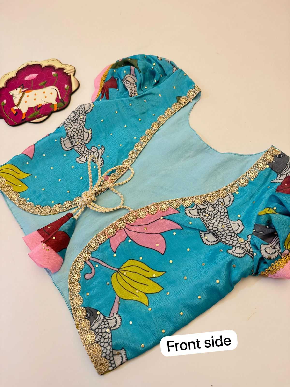 Ynf Chinon Silk KESH493 GRACY Kids Wear Wholesale Kids Gown Kids Ethnic Gowns Manufacturer