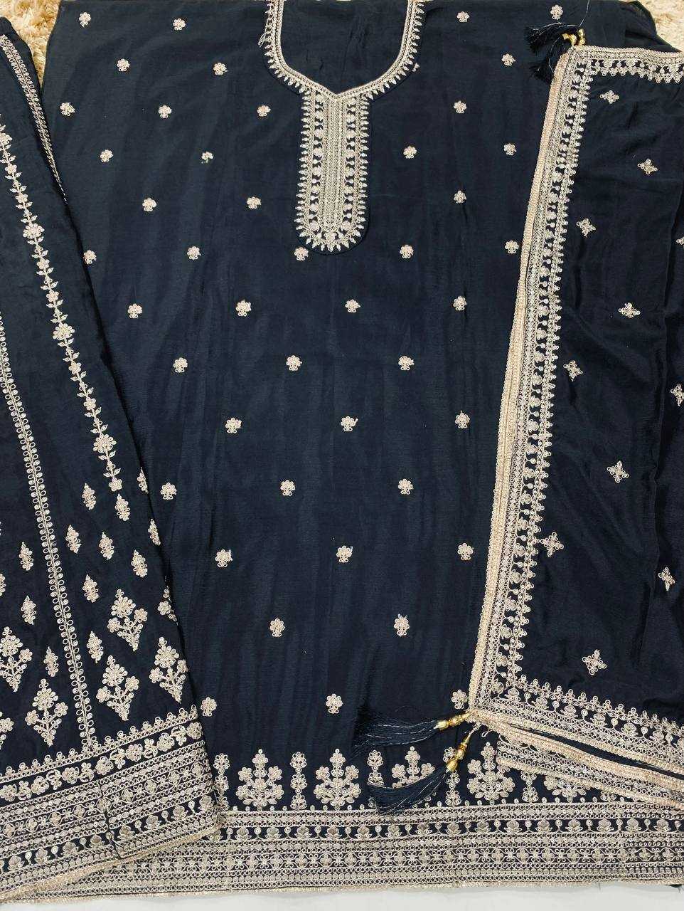 Ynf Chinon Silk KESH504 71151 Suits & Dresses Wholesale Embroidery Suits Palazzo Suit Designer Suits Manufacturer