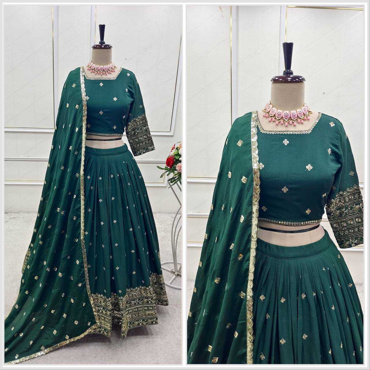 Ynf Chinon Silk KESH506 1201 Lehengas Wholesale Designer Lehenga Fancy Lehenga Traditional Lehenga Manufacturer