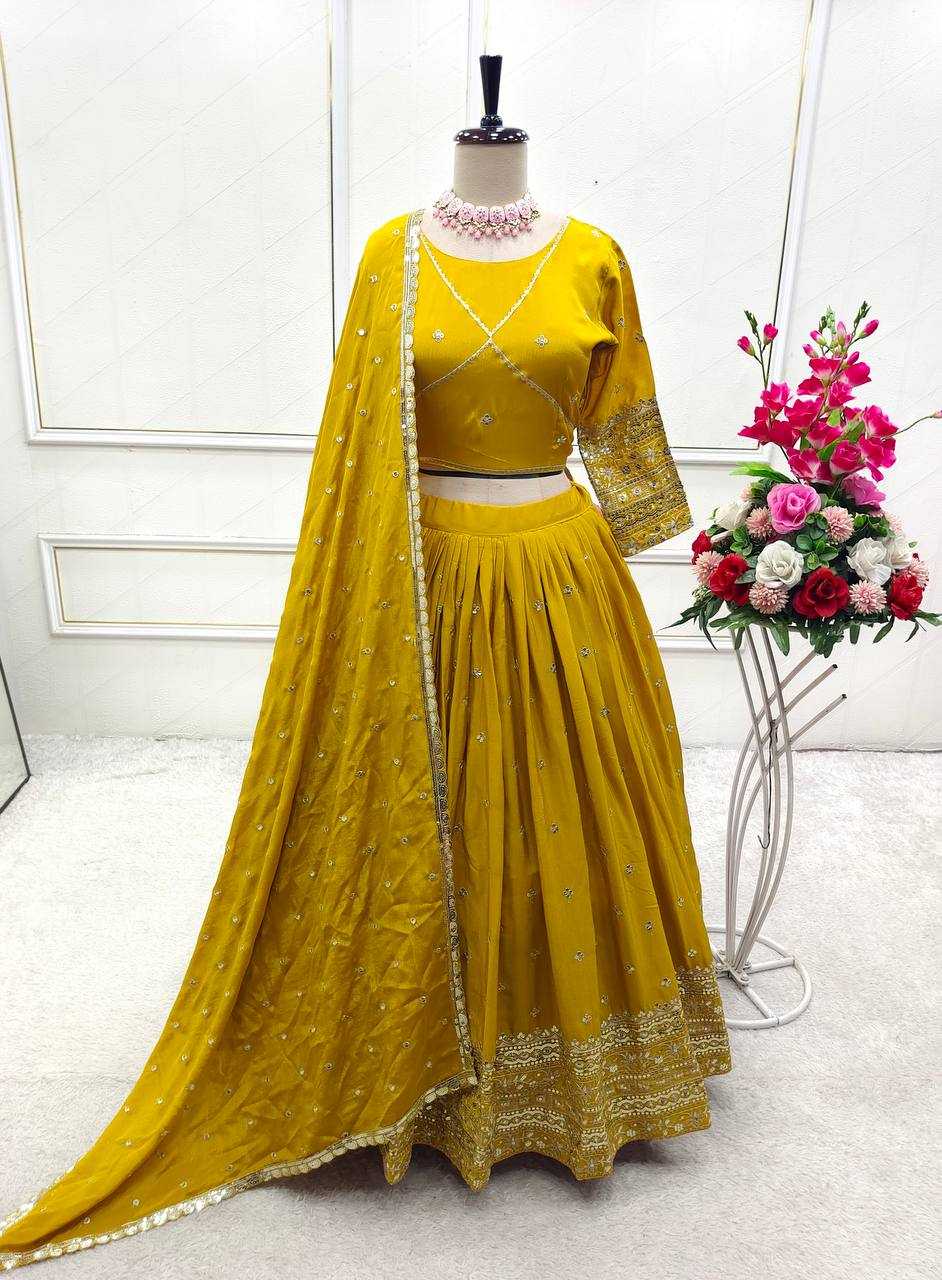 Ynf Chinon Silk KESH506 1201 Lehengas Wholesale Designer Lehenga Fancy Lehenga Traditional Lehenga Manufacturer