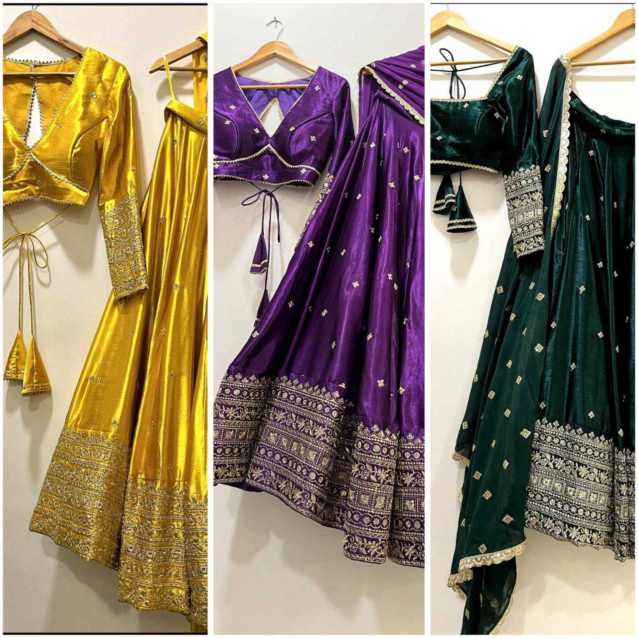 Ynf Chinon Silk KESH506 1201 Lehengas Wholesale Designer Lehenga Fancy Lehenga Traditional Lehenga Manufacturer
