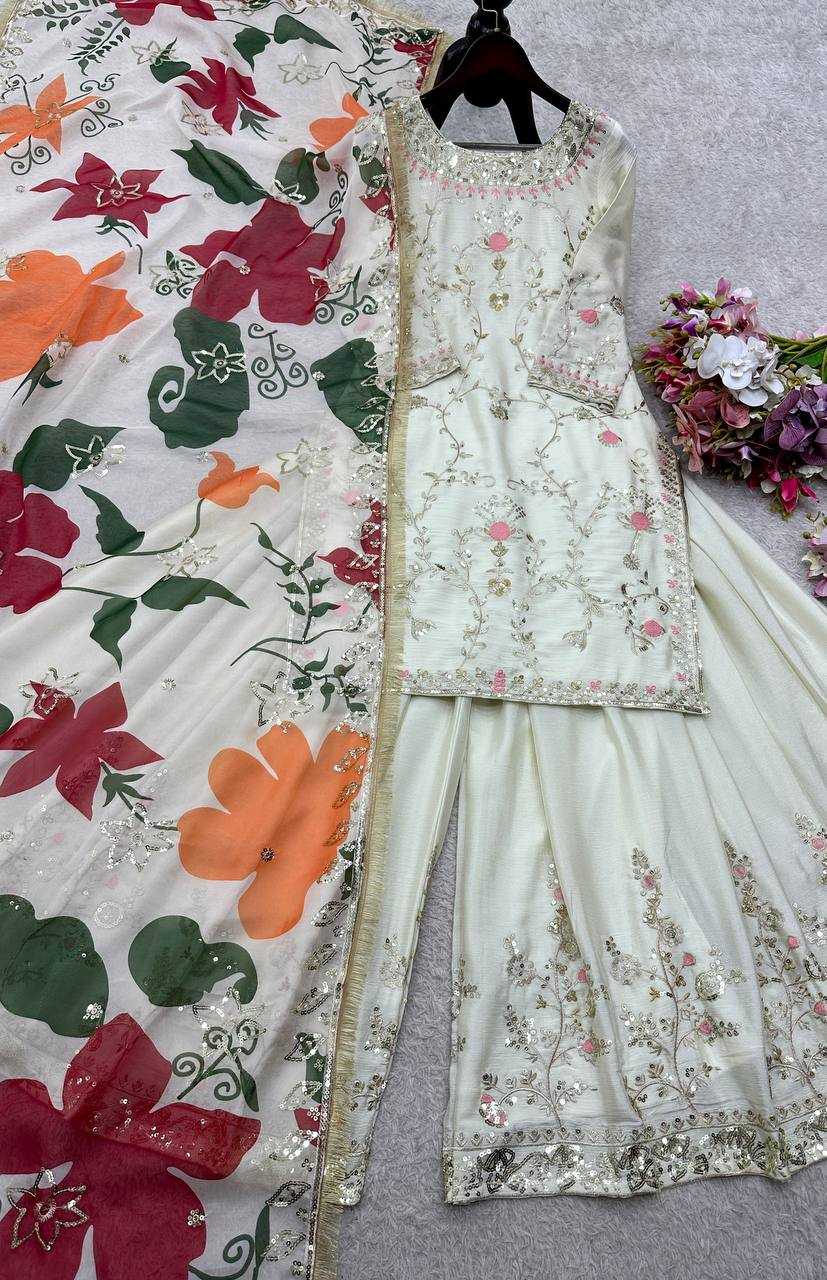 Ynf Chinon Silk KESH506 1215 Suits & Dresses Wholesale Sharara Salwar Suits Embroidery Suits Designer Suits Manufacturer