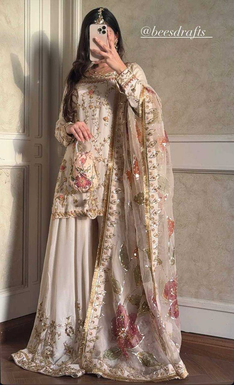 Ynf Chinon Silk KESH506 1215 Suits & Dresses Wholesale Sharara Salwar Suits Embroidery Suits Designer Suits Manufacturer