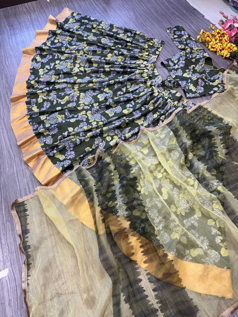 Ynf Chinon Silk KESH508 1036 Lehengas Wholesale Fancy Lehenga Traditional Lehenga Printed Lehenga Manufacturer