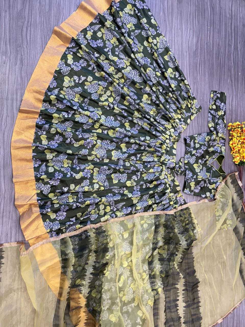 Ynf Chinon Silk KESH508 1036 Lehengas Wholesale Fancy Lehenga Traditional Lehenga Printed Lehenga Manufacturer