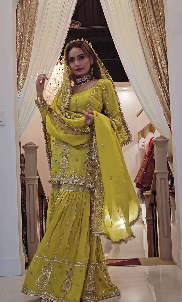 Ynf Chinon Silk KESH515 1235 Suits & Dresses Wholesale Sharara Salwar Suits Embroidery Suits Ladies Silk Suit Manufacturer