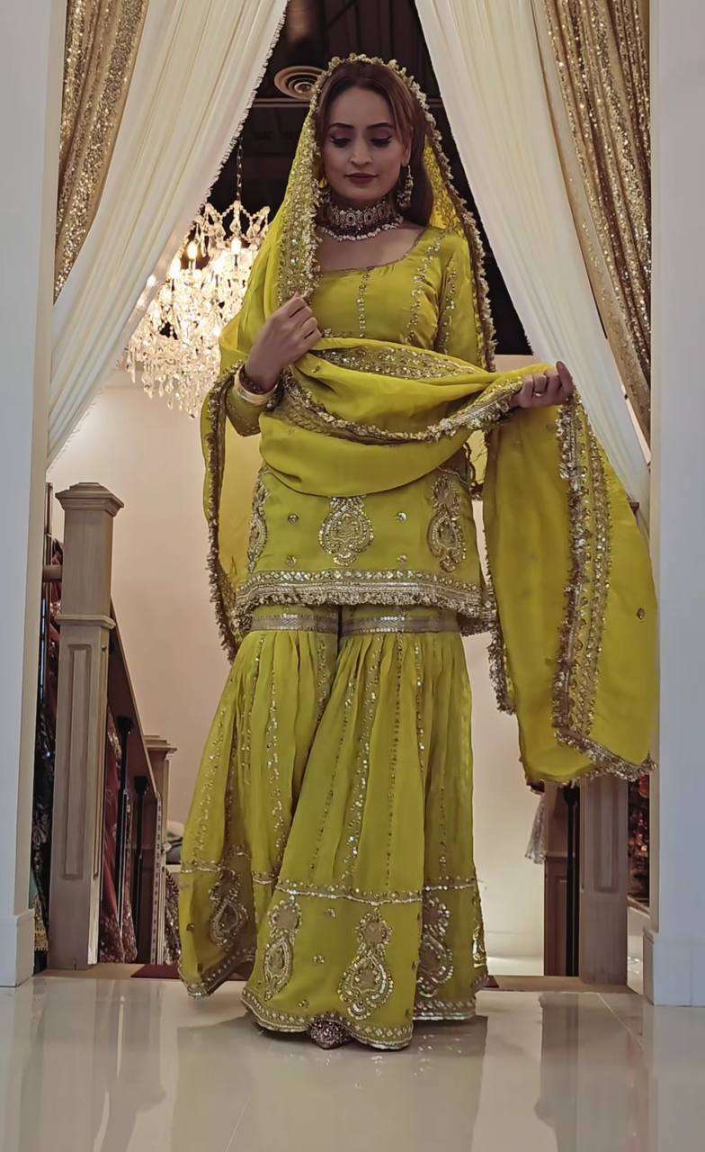 Ynf Chinon Silk KESH515 1235 Suits & Dresses Wholesale Sharara Salwar Suits Embroidery Suits Ladies Silk Suit Manufacturer