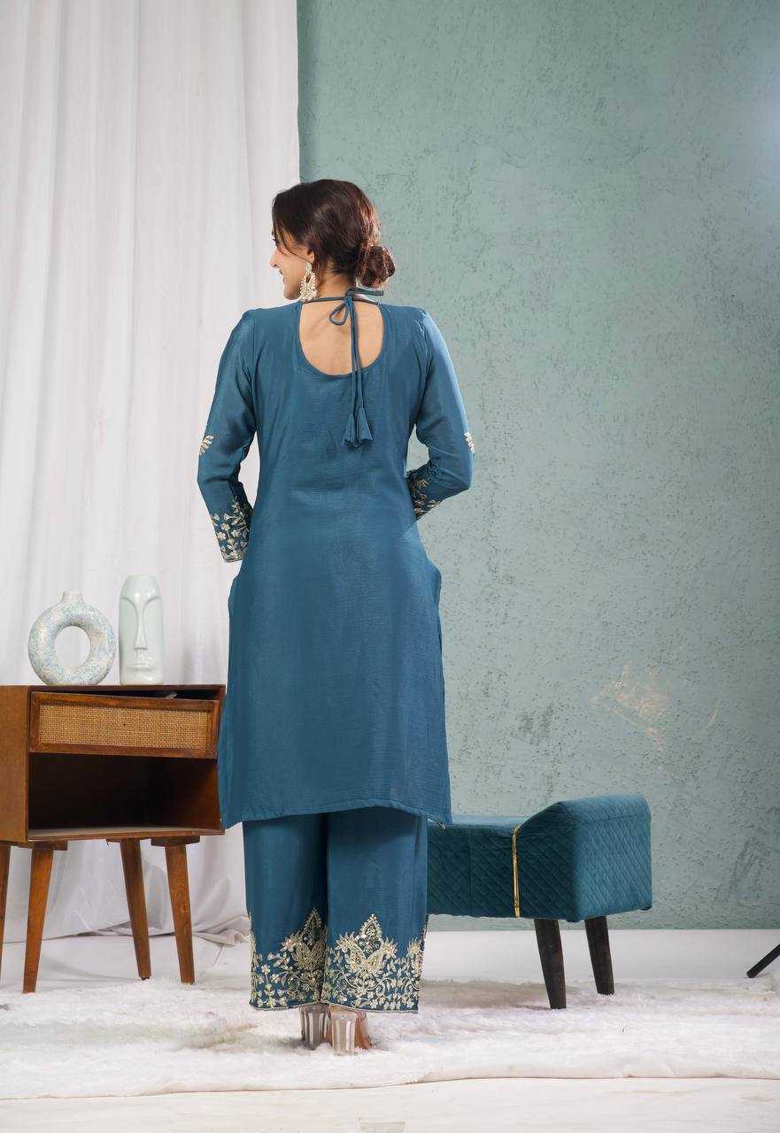 Ynf Chinon Silk KESH515 3022 Suits & Dresses Wholesale Embroidery Suits Ladies Silk Suit Designer Suits Manufacturer