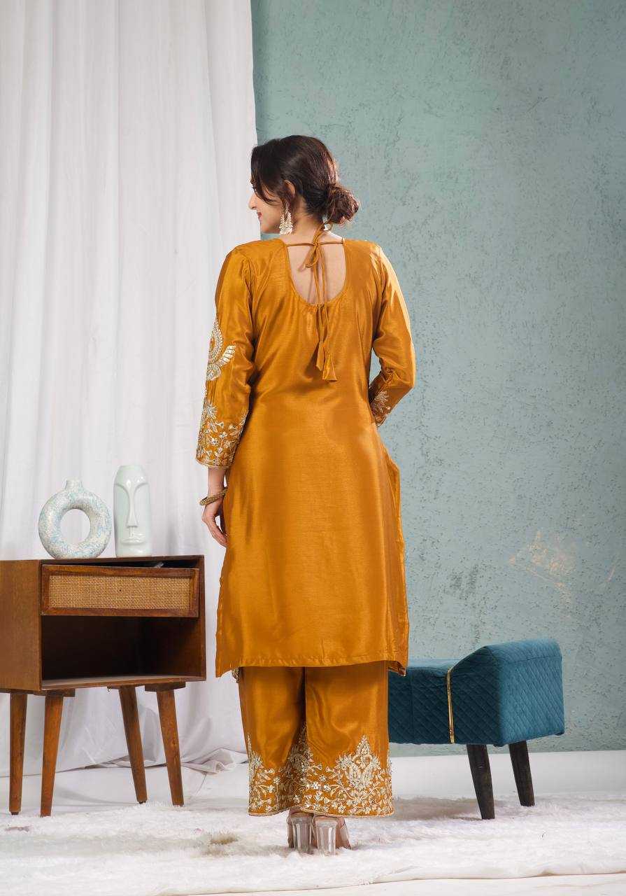 Ynf Chinon Silk KESH515 3022 Suits & Dresses Wholesale Embroidery Suits Ladies Silk Suit Designer Suits Manufacturer