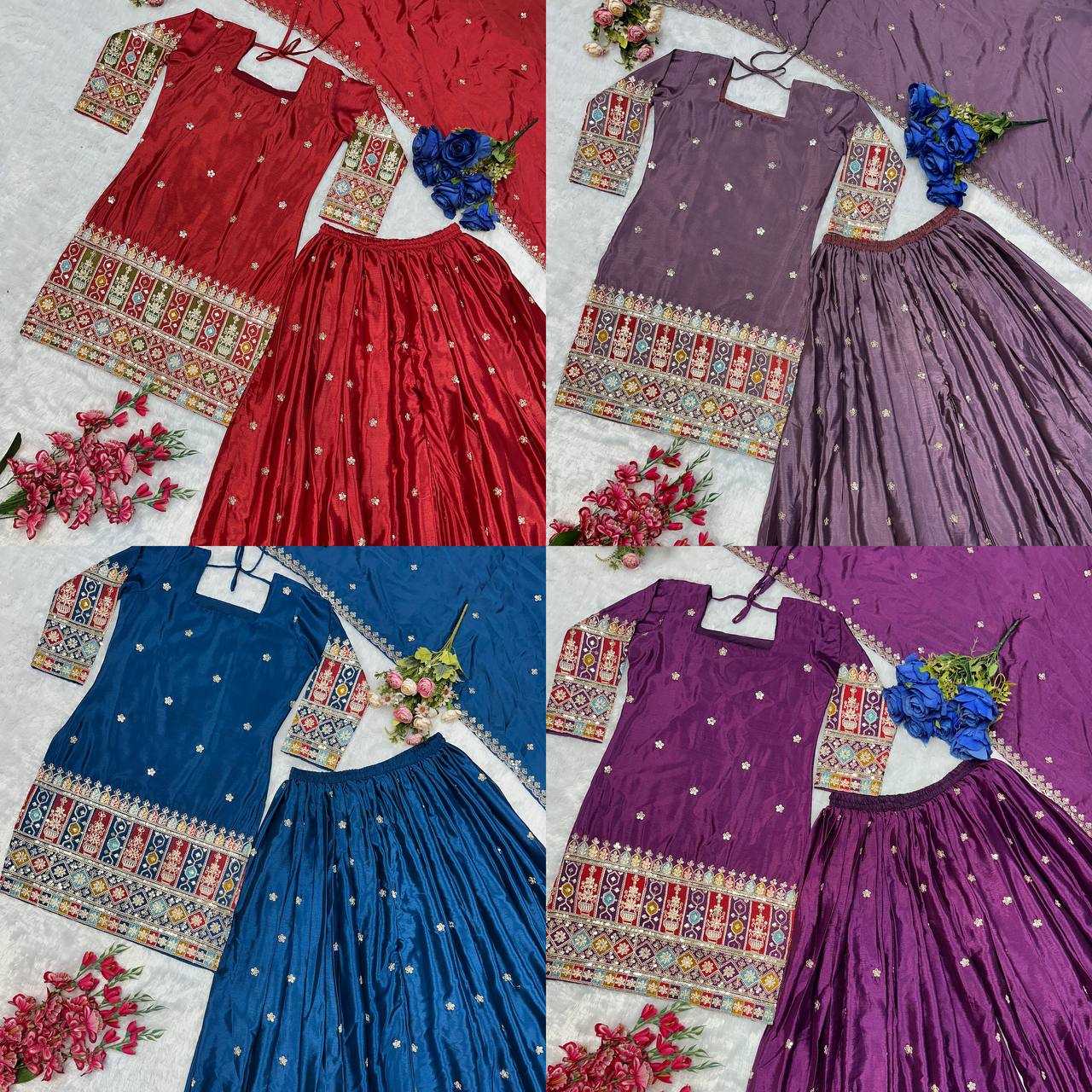 Ynf Chinon Silk KESH523 242 Suits & Dresses Wholesale Ladies Suits Embroidery Suits Designer Suits Manufacturer
