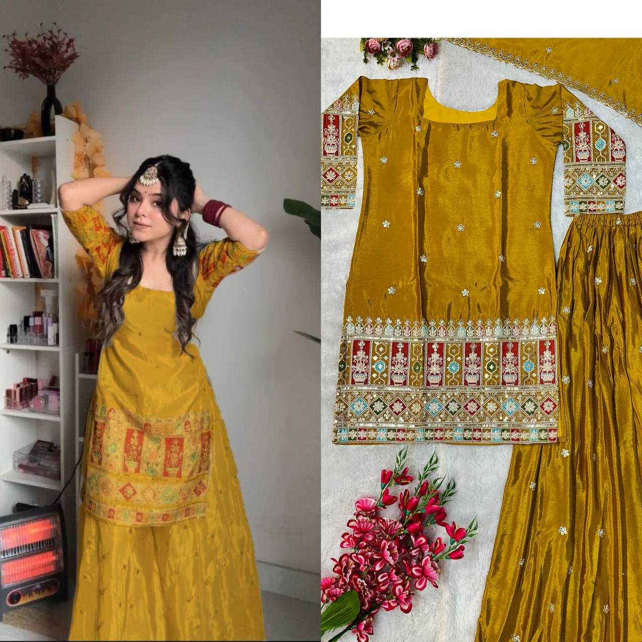 Ynf Chinon Silk KESH523 242 Suits & Dresses Wholesale Ladies Suits Embroidery Suits Designer Suits Manufacturer