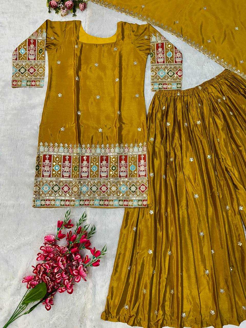 Ynf Chinon Silk KESH523 242 Suits & Dresses Wholesale Ladies Suits Embroidery Suits Designer Suits Manufacturer