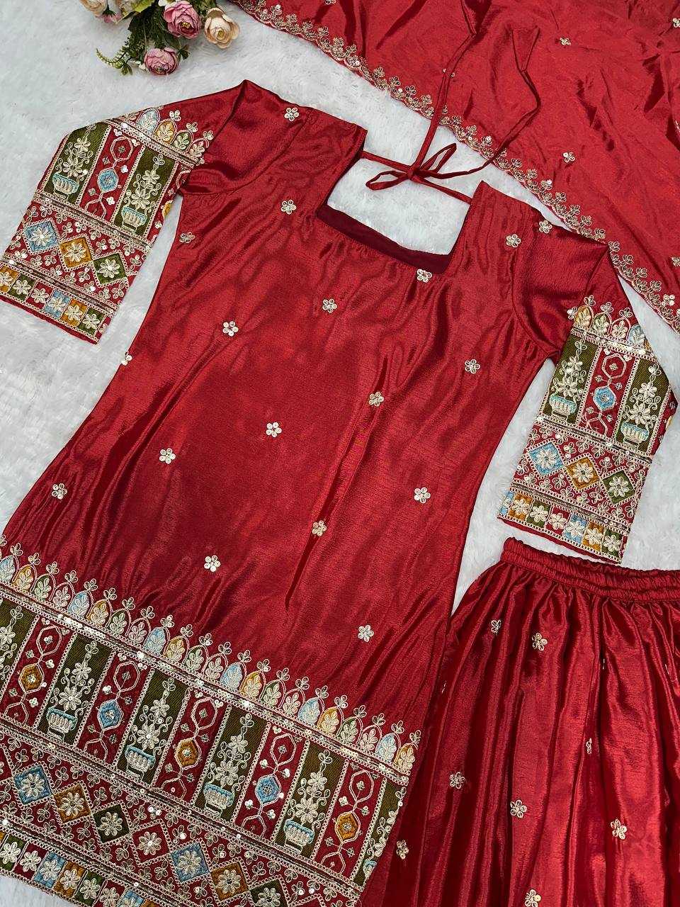 Ynf Chinon Silk KESH523 242 Suits & Dresses Wholesale Ladies Suits Embroidery Suits Designer Suits Manufacturer