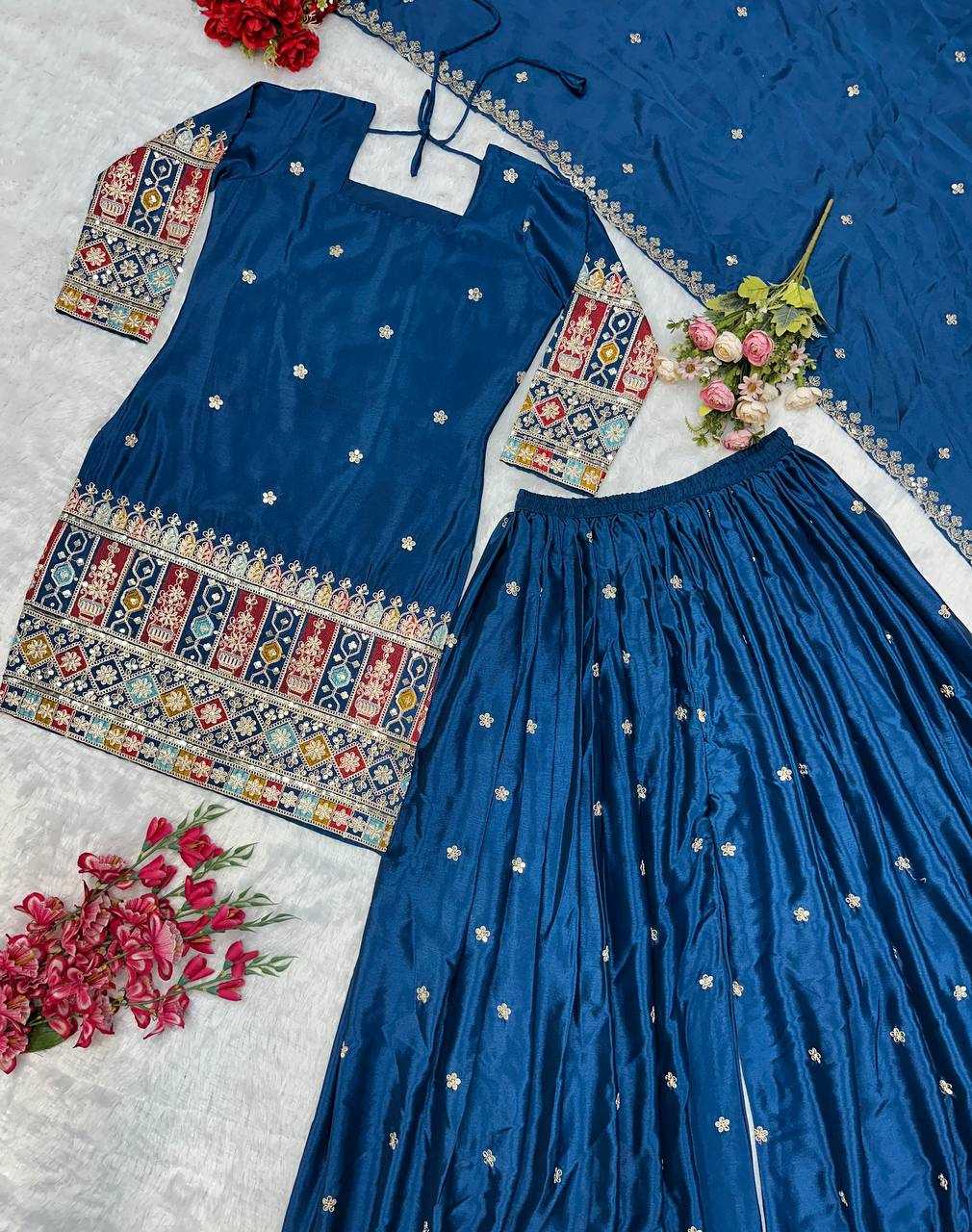Ynf Chinon Silk KESH523 242 Suits & Dresses Wholesale Ladies Suits Embroidery Suits Designer Suits Manufacturer
