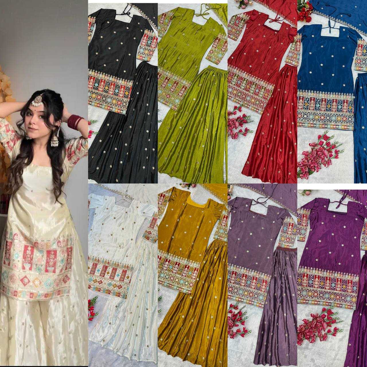 Ynf Chinon Silk KESH523 242 Suits & Dresses Wholesale Ladies Suits Embroidery Suits Designer Suits Manufacturer